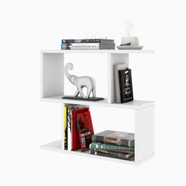 Hanah Home Mesa Auxiliar Lale - White, Blanco, 60x55x20 cm
